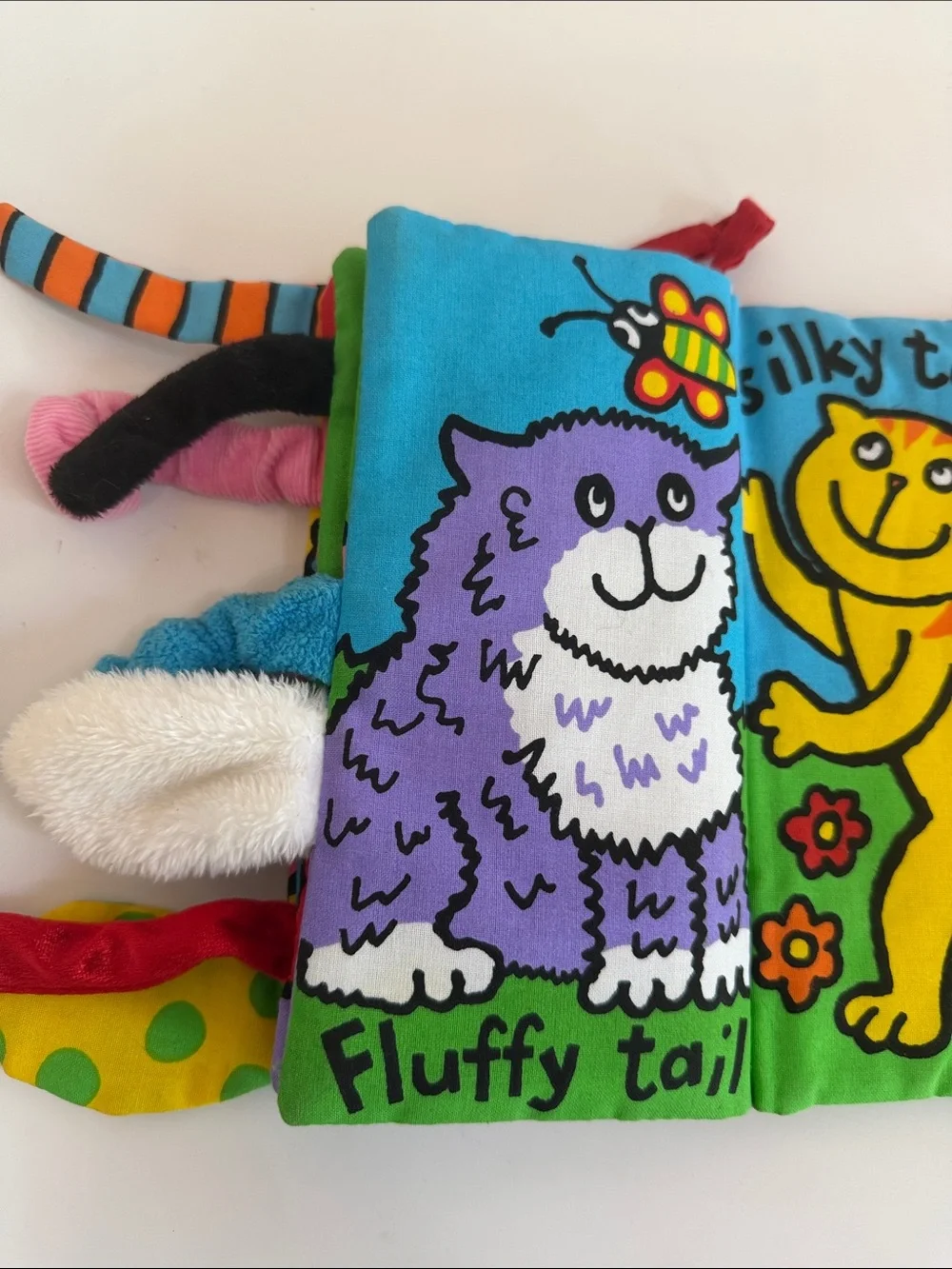 Jellycat London soft sensory book! Kitty tails! 🐈